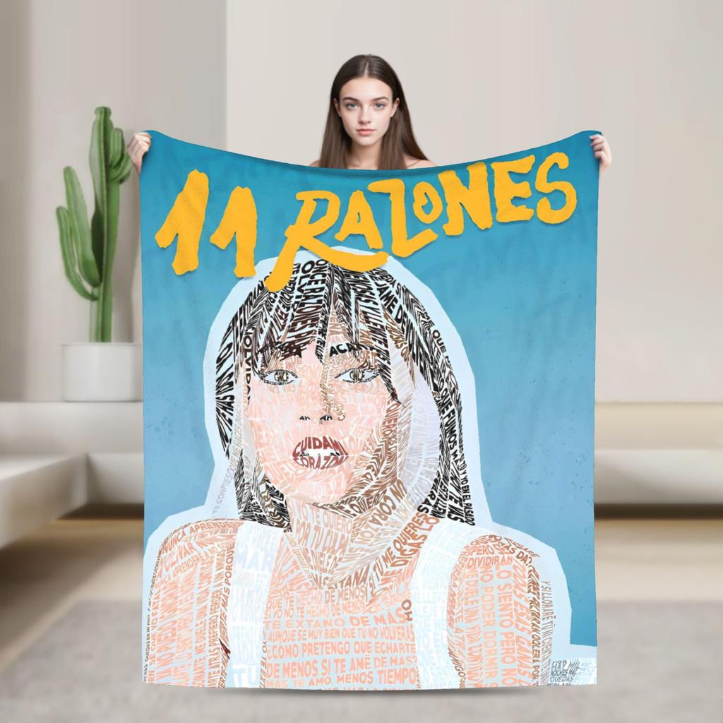 Singer Aitanaed Album Ocana Blanket  Travel Office Flannel Bedding Throws For Home Decor Warm Soft Customized Quality Bedspread