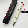 Limited White! WingSung 630 Large Resin Piston Fountain Pen N0.8 Iraurita EF/F/M Nib Gold Clip Business Student Writing Gift Pen