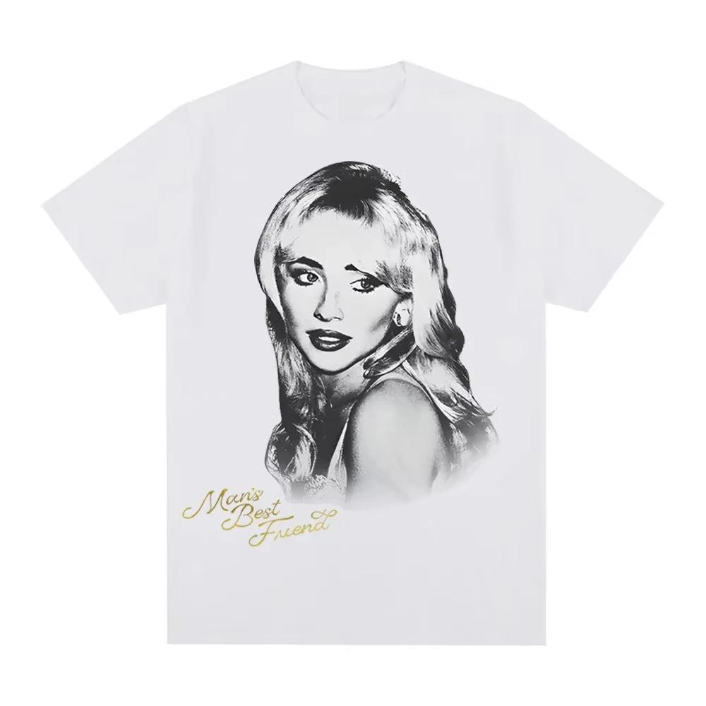 Women's Best Friend Photo T-Shirt Men By Sabrina Carpenter Summer High-Quality Top for Fans Same Style As Popular Singer