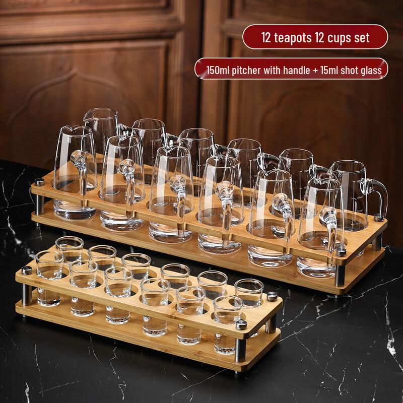 Premium Handmade Glass Baijiu Decanter Set