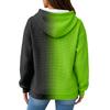 Damen Strick-Hoodie, Langarm-Pullover mit Tasche, Lässig locker geschnittenes Sweatshirt für den täglichen Gebrauch/Outdoor