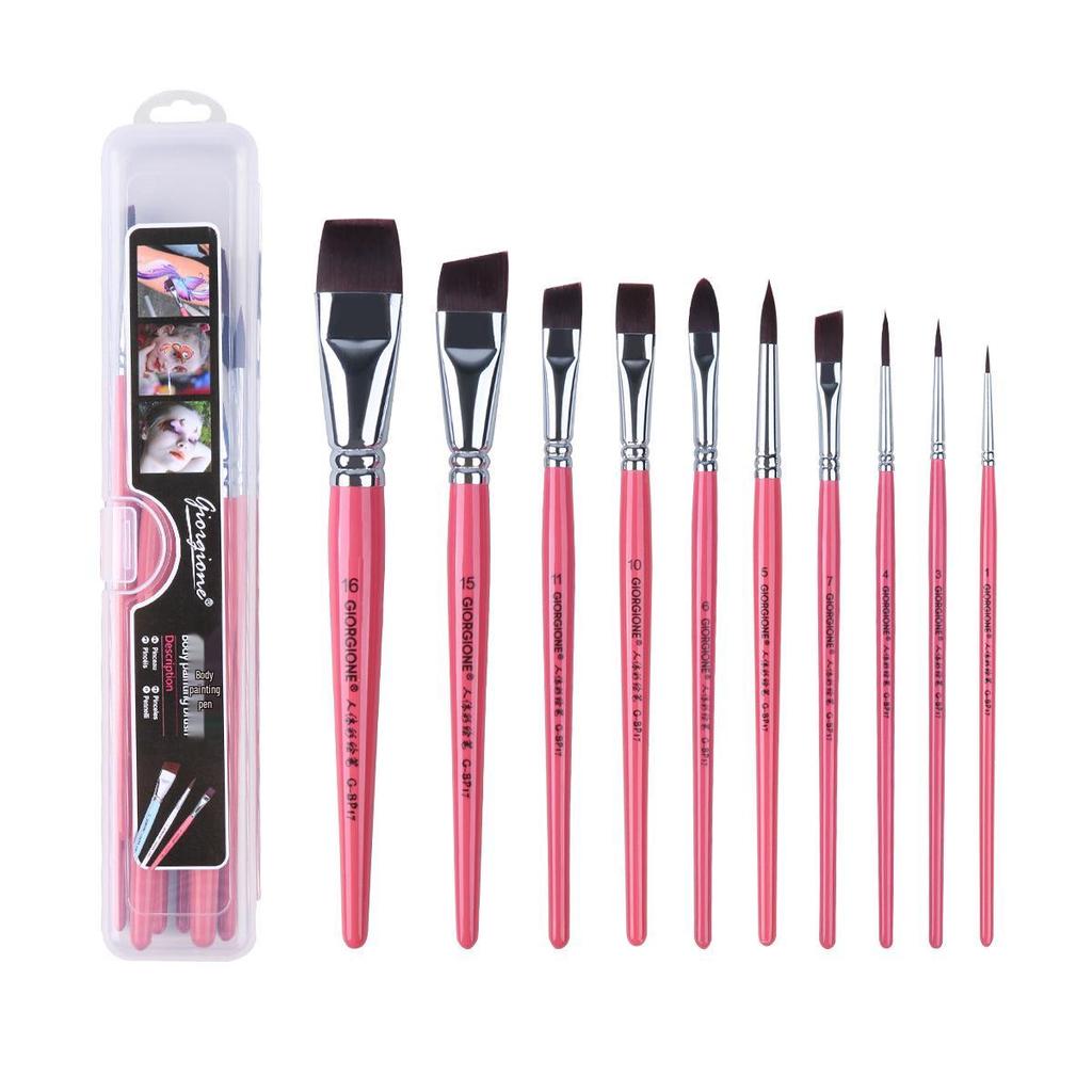 Набор кистей для лица и тела Giorgione для детей, 17 штук