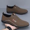 Soft-soled Men's Shoes Soft Leather Men's Business Casual Shoes Lightweight and Breathable Driving Shoes for Men