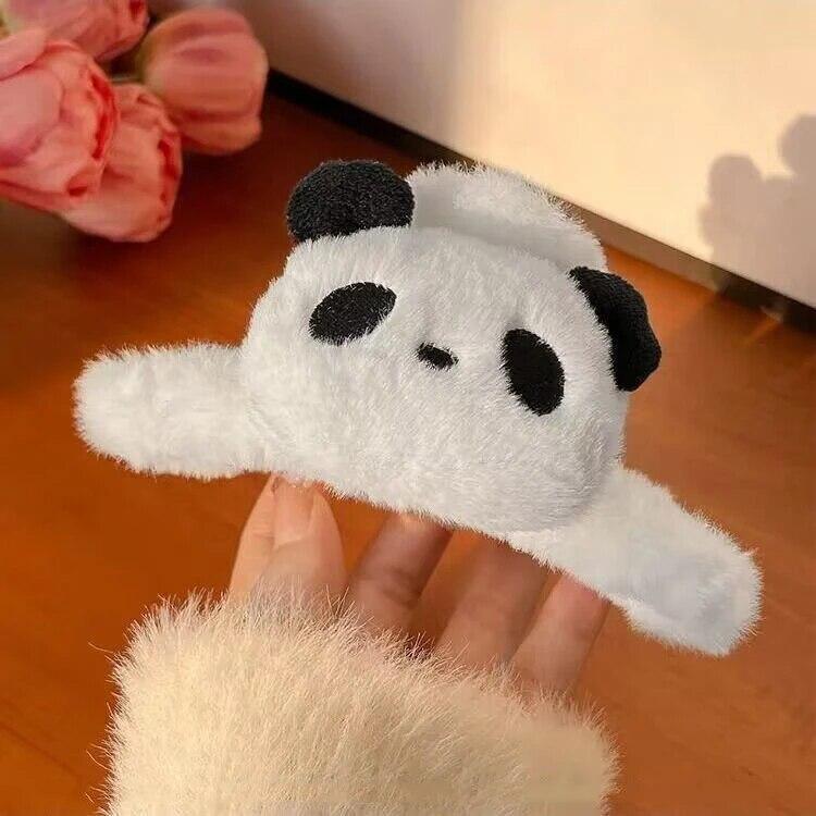 

Новинка 2024 года, элегантная плюшевая заколка для волос с героями мультфильмов для женщин, винтажные когти для волос, детские аксессуары для волос, милый головной убор для вечеринки, подарок