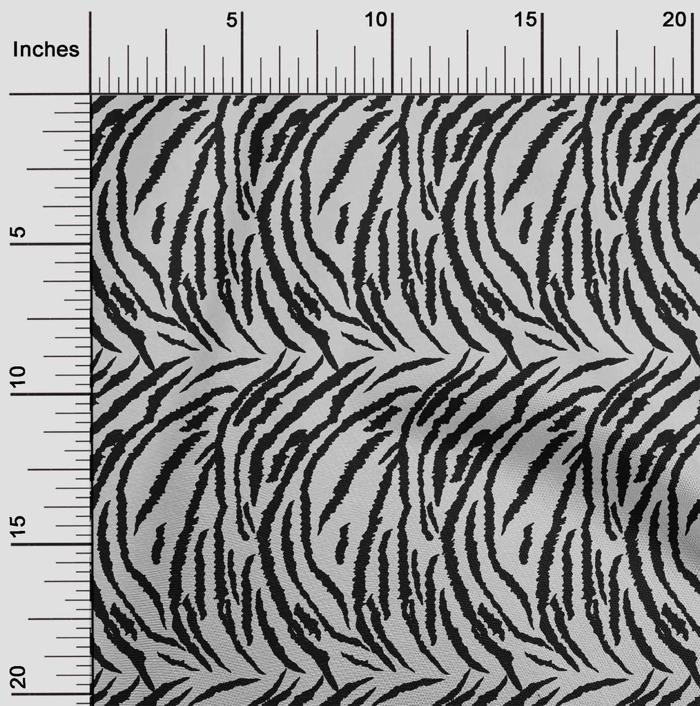 oneOone Cotton Flex Lime Green Fabric Tiger Animal Skin Sewing Fabric By The Yard Printed Diy Clothing Sewing Supplies 40 Inch