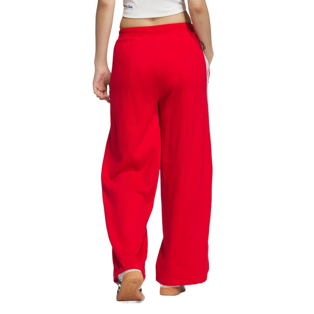 Adidas Originals Lny W Jersey P Snake Year Limited Skin-Friendly Warm Soft Knitted Sports Pants Women Pants Light-Crimson JL8437
