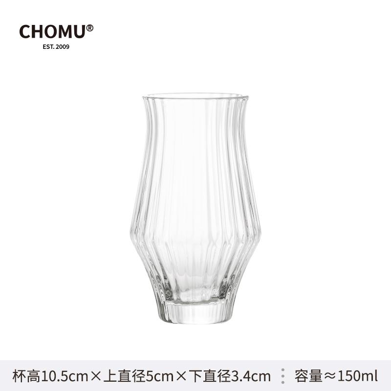 Glass Coffee Cup High Borosilicate Heat Resistant Glass Teacup High Appearance Level Household Retro Transparent Smell Water Cup
