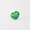 9.95 Ct Heart Cut Certified Natural Colombian Green Emerald Loose Gemstone