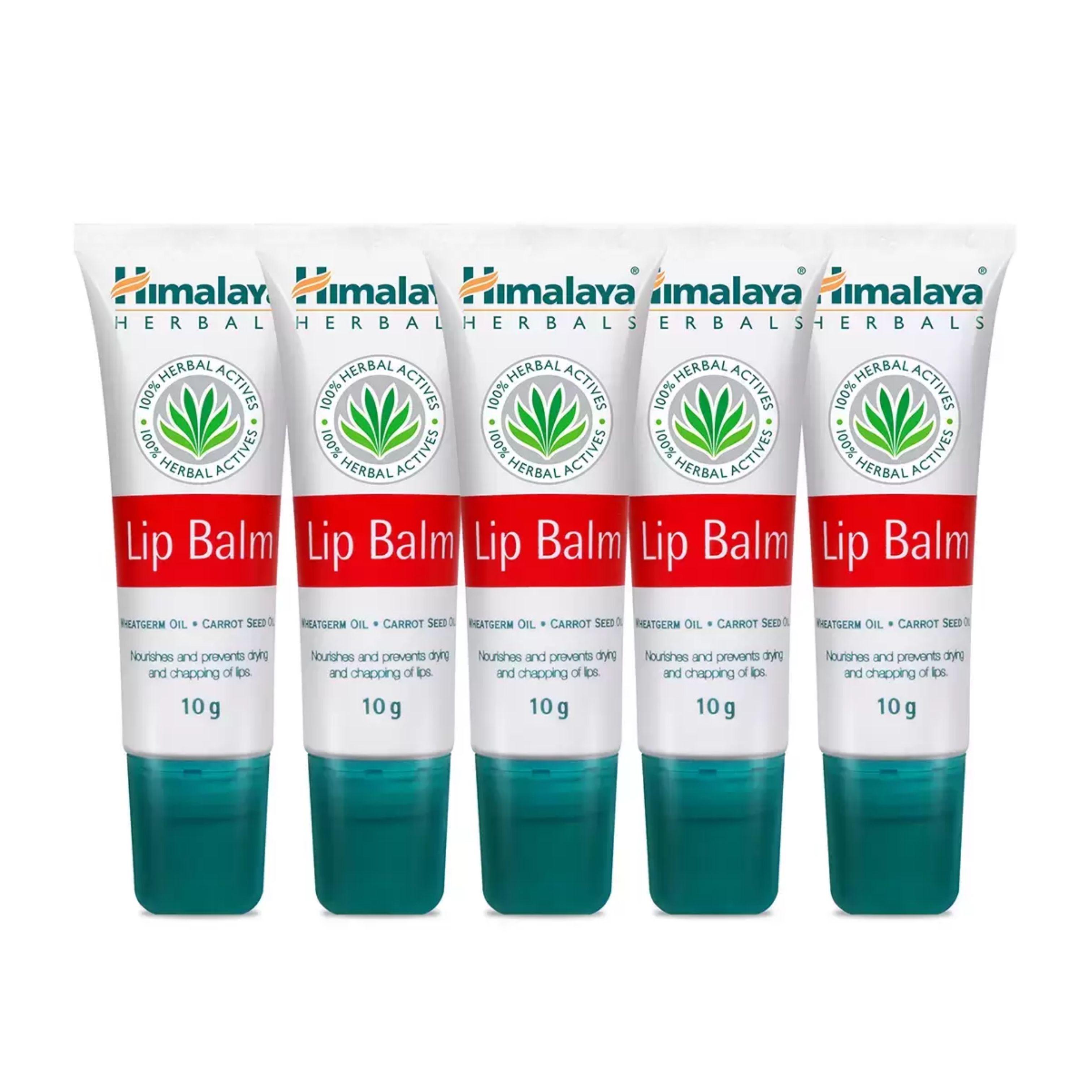 Himalaya Lip Balm Set 10g x 5 (Original / Strawberry / Cocoa) Original