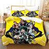 Ravissant ensemble de housse de couette imprimée en 3D Princesse Pêche Housse de couette HD pour ensembles de literie pour enfants Linge de lit Décor de chambre