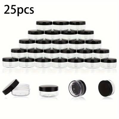 25/50/100pcs 15g/0.5oz Cream Box  Cream Bottle  Trial Sample Box Bottle  Cosmetic Packaging Dispensing Box Bottle