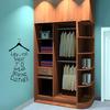 Life Is Too Short Fitting Room Wall Decal PVC Sticker Letter Words Decoration