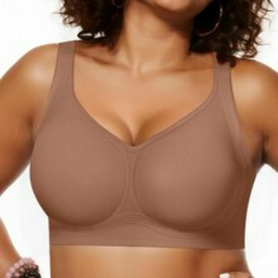 LetsJoli Women's Wire-Free Full Coverage Bra