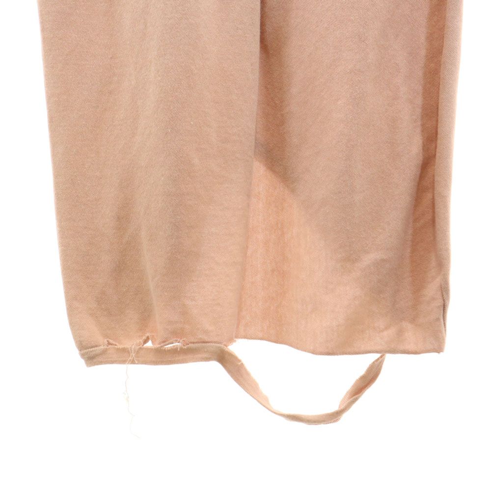 Maison Martin Margiela Made In Italy No Sleeve V-neck Cotton Knit One Piece Women Used