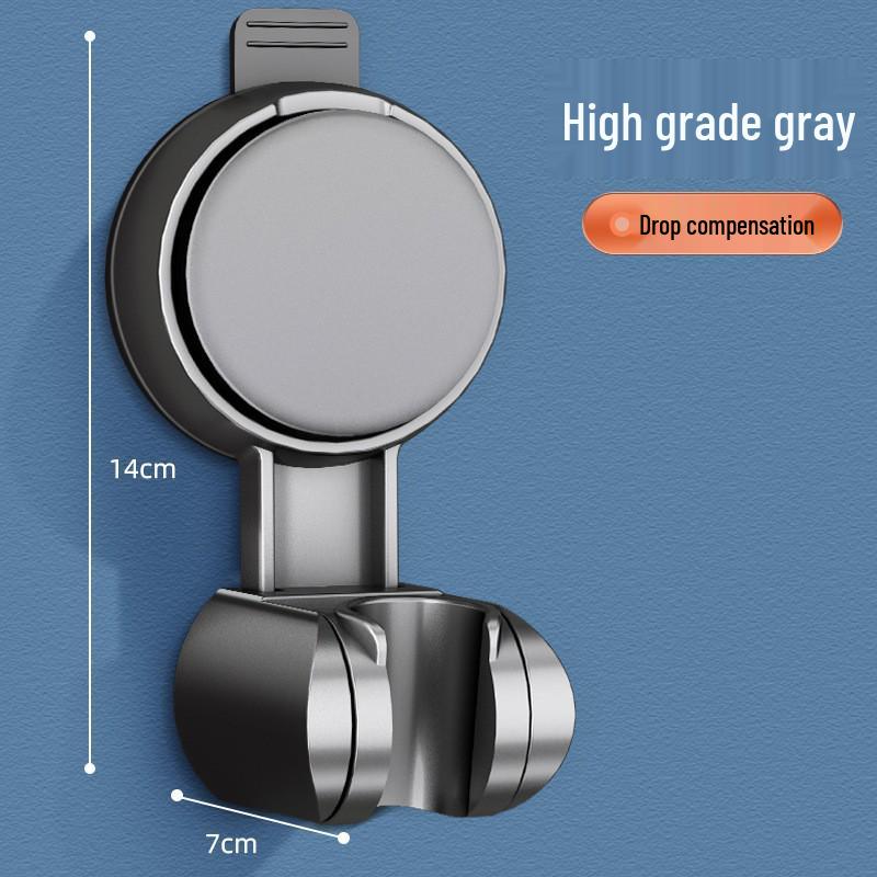 Punch-Free Adjustable Shower Head Wall Mount and Holder