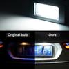 2 uds coche LED para placa de matrícula luz LED lámpara de licencia para VW Golf Canbus 2010-2021 OEM No. 5N0943021 3AF943021A