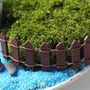 6pcs Landscape Decoration Fence Small Wood Fence  Moss Fence Garden Supplies