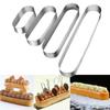 Edelstahl Dessert Oval Mousse Ring Kuchenform Tiramisu Form Keksstempel