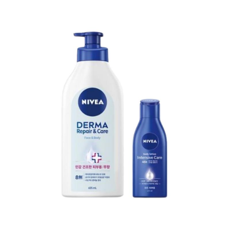 NIVEA Repair & Care Body Lotion 625ml Set (Includes Intensive Body Lotion 125ml Bonus)