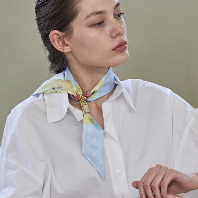 ANA MAISON Anamaison Lager Twilly Silk Scarf [PMT-1408]