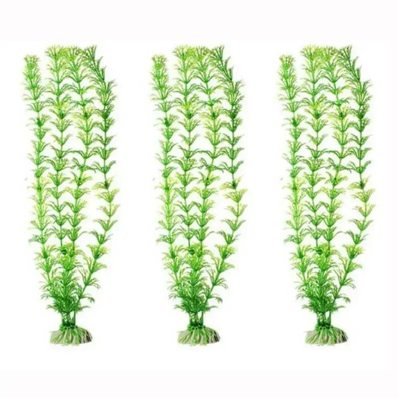 1/3pcs Aquarium Plants Decoration Artificial Green Waterweed Aquatic Plants Decor for Fish Tank Aquarium Accessories Decorations