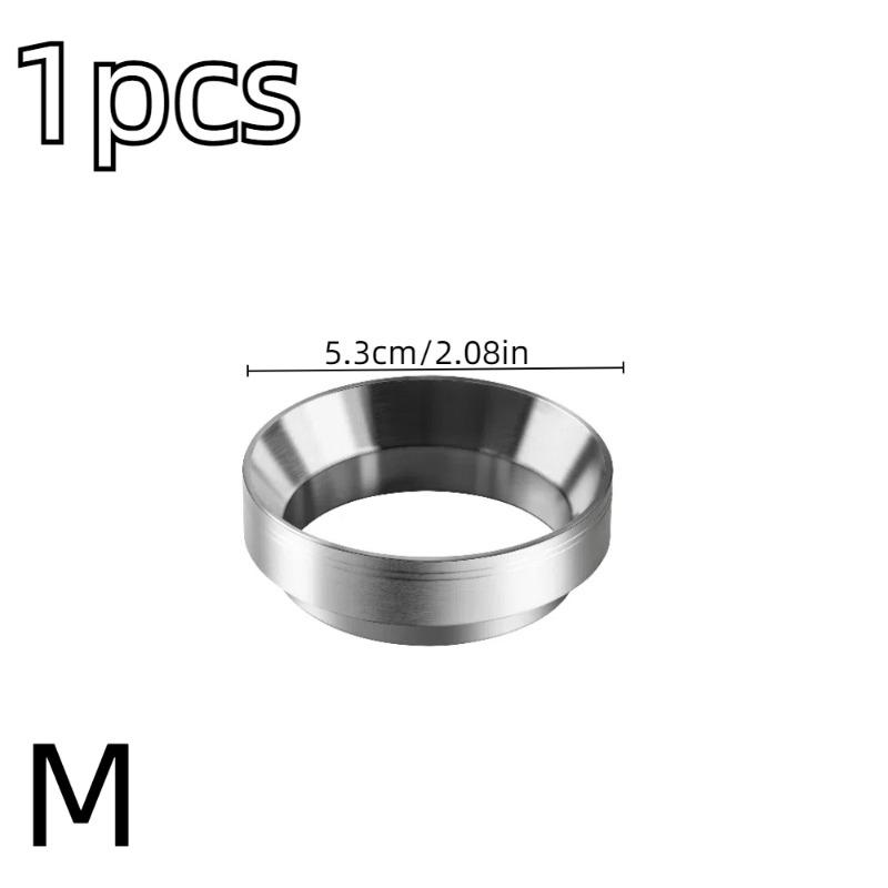 Stainless Steel Espresso Dosing Funnel Compatible Coffee Grinder Powder Dispenser Ring for Home Office Restaurant Use