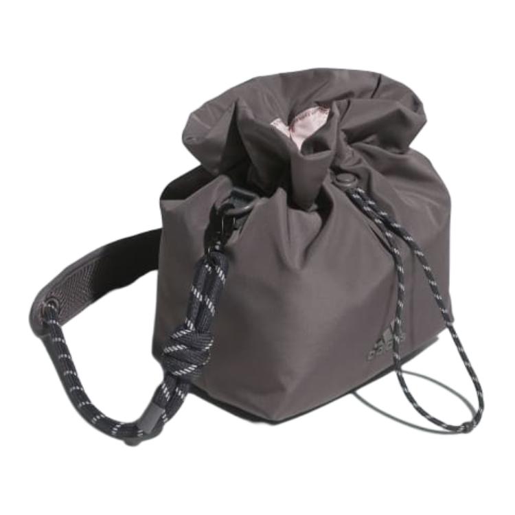 Adidas Polyester Crossbody Bag, Shoulder Bag Small Unisex Charcoal IT2033