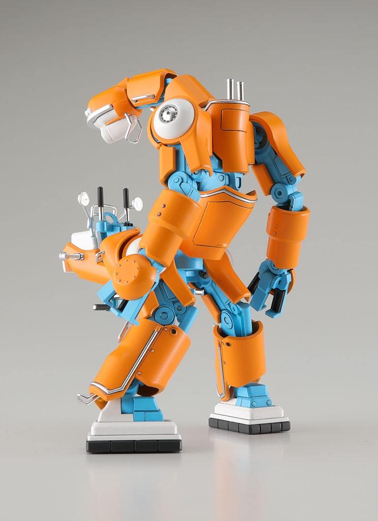 Hasegawa Creator Works Series Mechatro WeGo No-02 1/35 Scale Pre-Colored Plastic Model Kit 2-Model Set Orange and Light Blue 64791