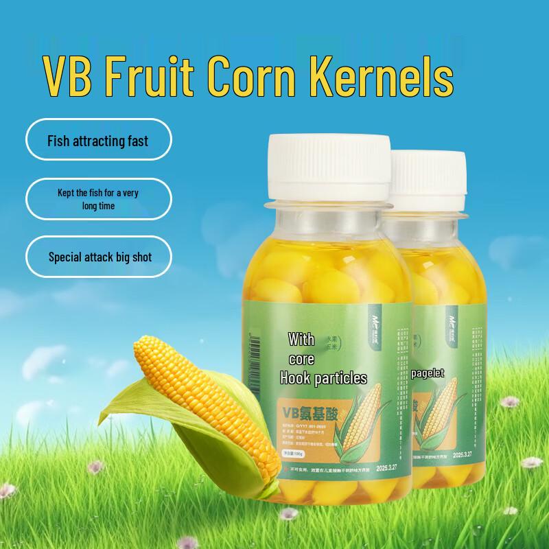 JIADIAONI Hooked Corn Fishing Bait (4x100g Pack)