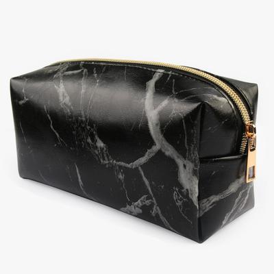 Large Cute Pencil Case Pen Box Zipper Bags Marble Makeup Storage Supplies Bathroom Makeup Brush Travel Organizer