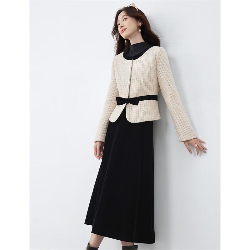 Elegant Winter Two-Piece Skirt Set