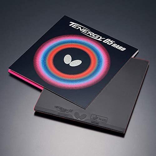 Butterfly Tenergy 05 Hard 06030 Table Tennis Rubber, Black, Thick