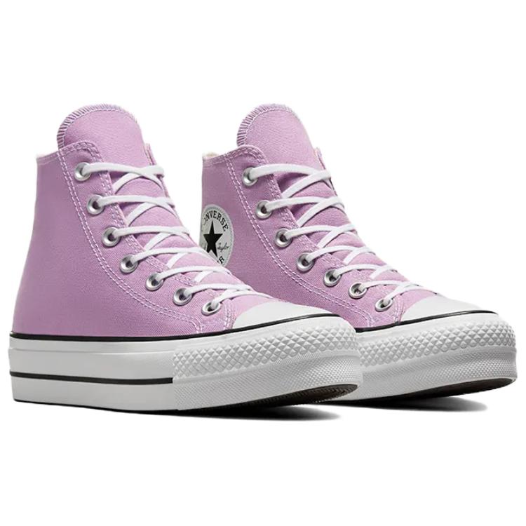 Converse All Star Lift Comfortable High Top Canvas Shoes Women Sneakers Purple A09392C