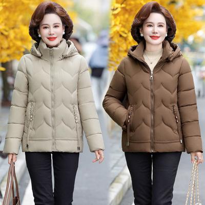 Down Cotton Jacket Short Women's 2025 New Winter Jacket Fashionable Loose and Thickened Hooded Padded Jacket