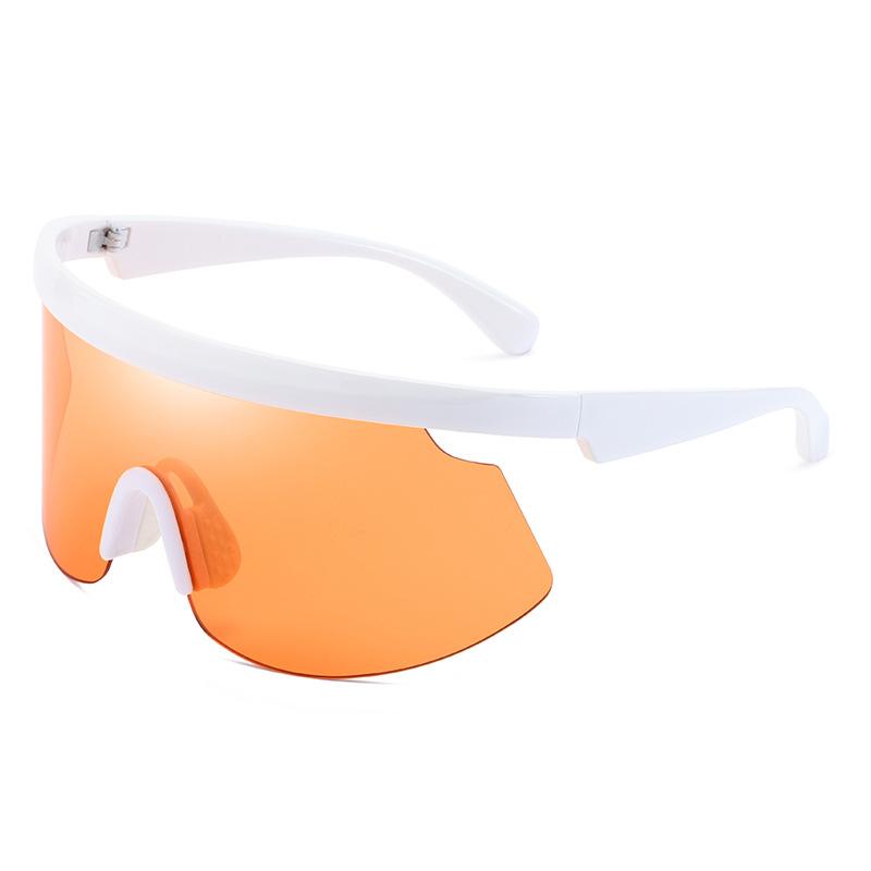 New Cycling Glasses, Unisex, Windproof, UV-resistant, Large Frame, Integrated Sunglasses, Trendy and Stylish