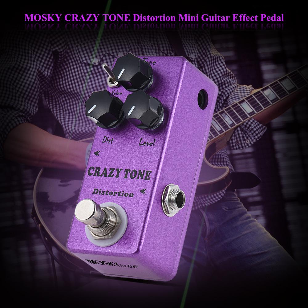 MOSKYAudio MP 50 CRAZY TONE RIOT Distortion Mini Single Guitar Effect Pedal True Bypass