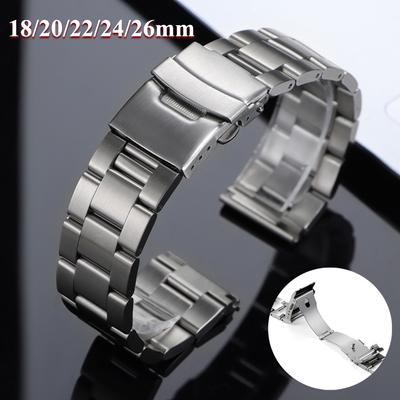 18mm 20mm 22mm 24mm 26mm Řemínek z nerezové oceli pro Seiko SKX007 SKX009 Hodinky do terénu Kovový pásek pro Muže Ženy Doplňky k pásku
