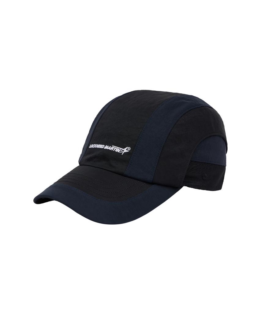 Loghideumatin Lm Color Block Nylon Ball Cap (Black)