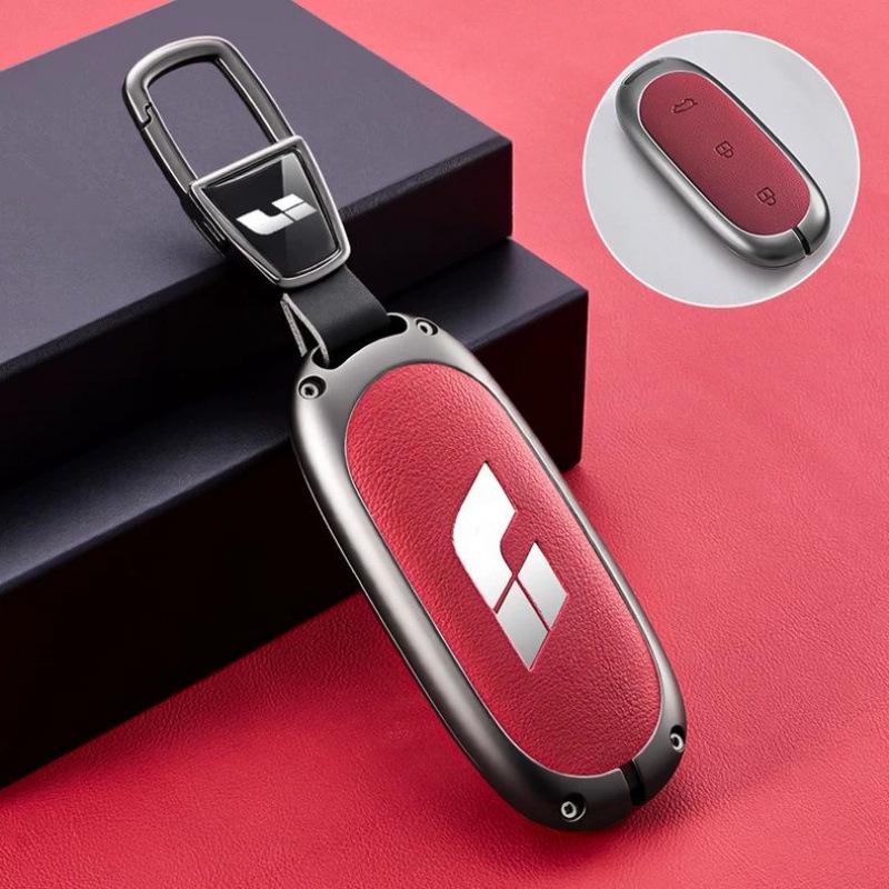 Ideal L6-L9 Key Case: Premium Full-Coverage Metal Shell for Car Accessories, Suitable for Men and Women.