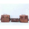 Real Leather Motorcycle Saddle Bags Two Leather Side Pouch Panniers Pouch