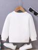 Boy Sweatshirt Round Neck Hoodies Long Sleeves Featuring Letter Slogans Perfect As a Festive Gift Designed Casual Style for Spring