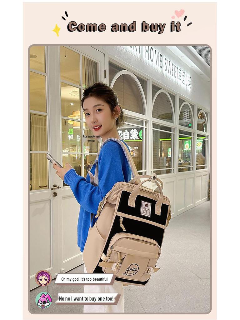 2024 Versatile Lightweight Nylon Backpack - Large Capacity, Multifunctional Laptop Bag for Students