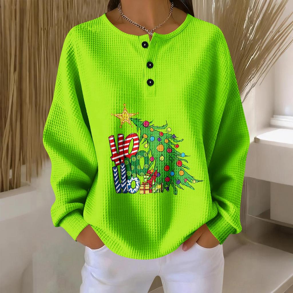 Women's Casual Shirts Long Sleeve Tops Button Up V Neck Loose Knit Fall Favorites For Women