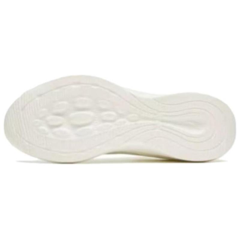 Anta Flyknit Shock Absorbers Slip Resistant Abrasion Resistant Low top Running Shoes Men's White Sneakers 912315582-2
