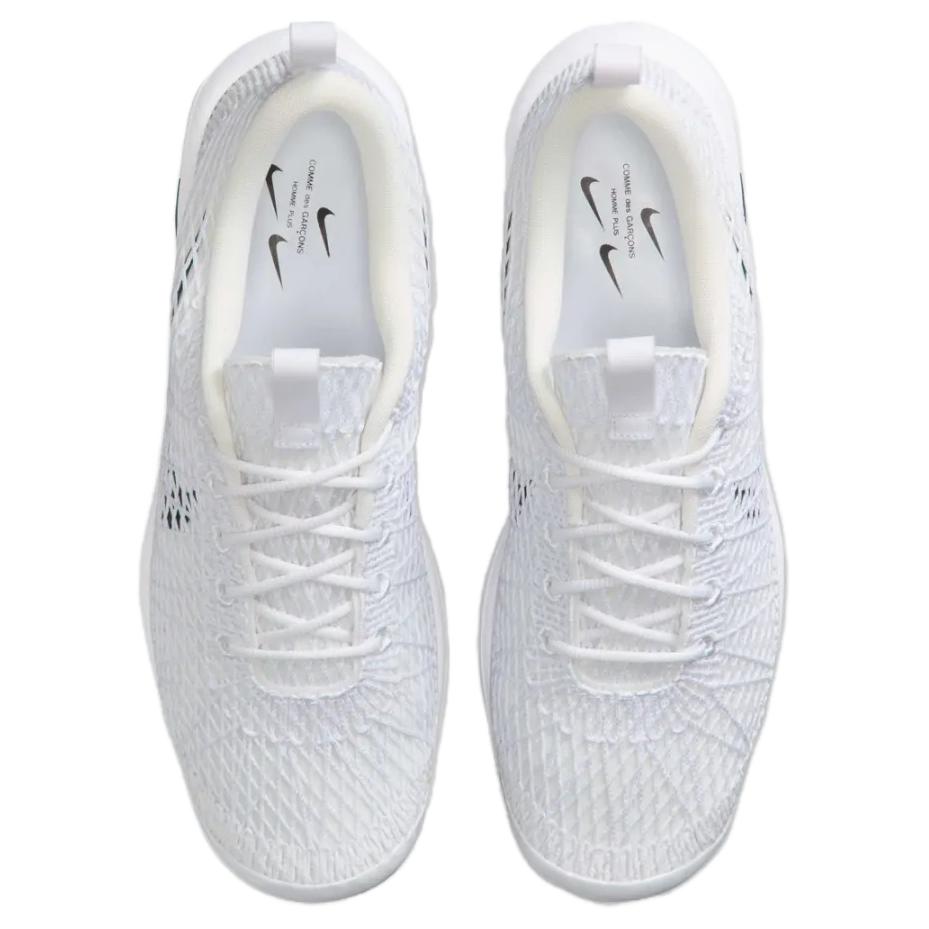 New COMME Des GARÇONS HOMME PLUS x Nike Slip Resistant Abrasion Resistant Low top Casual Shoes Unisex White IF0364-100
