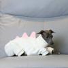 Haustierkleidung Hund Kleiner Greyhound Herbst Winter Polar Warm Rollkragenmantel Entzückendes Dinosaurierkostüm für Kleine Mittlere Große Hunde