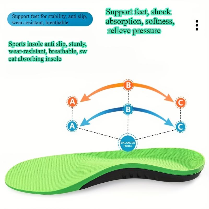 Sportovní vložka EVA - Vložka tlumící nárazy s podporou klenby a odpružením paty, zvyšující pohodlí, tlumící měkkost, protiskluzová a proti