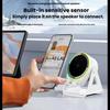New Multifunctional Wireless Charging Induction Speaker Rotating Phone Stand Bluetooth Speaker