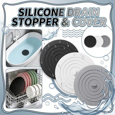 Silikon-Abflussstopfen für Spüle und Badewanne Flexibler wasserdichter Stöpsel mit mehreren Ringgrößen für verschiedene Abflussöffnungen und einfache Installation