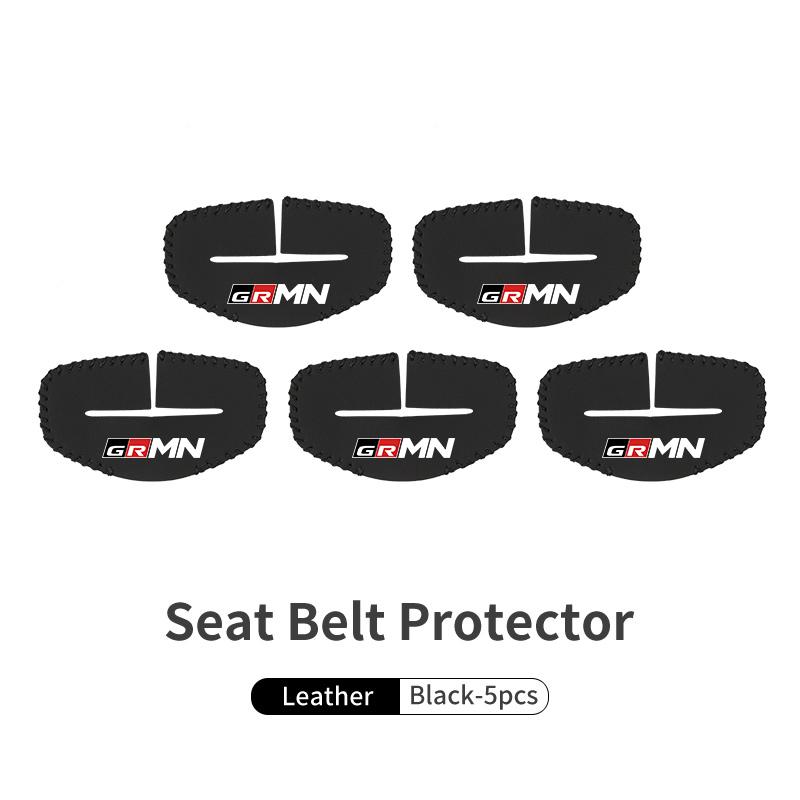 zfjpu3 For Toyota Car Seat Belt Buckle Plug Leather Car Seat Belt Clip Protective Covers GR MN Camry Prius Auris Crown Yaris Corolla